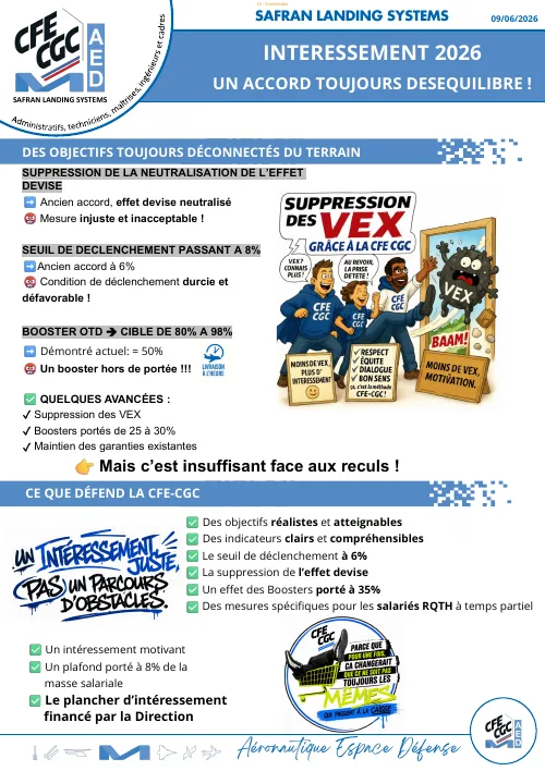 Aperçu : Intéressement – Accord encore déséquilibré