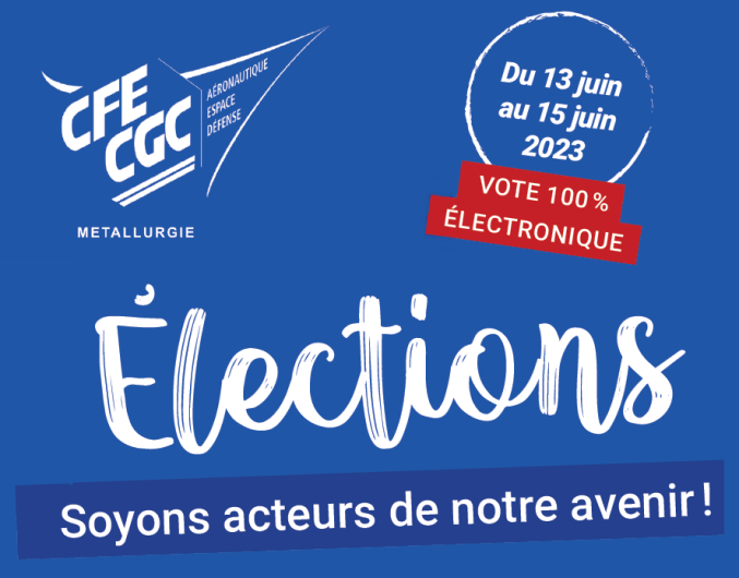 Tract élections 2023 : Votez CFE-CGC